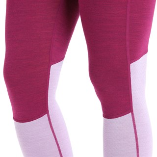 Icebreaker womens merino 125 Zoneknit leggings in purple / berryAlternative Image3