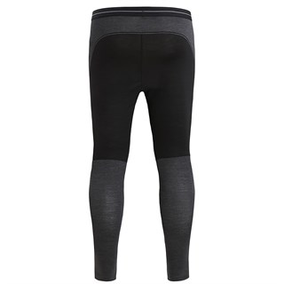 Icebreaker mens merino 125 Zoneknit leggings in jet heather / blackAlternative Image1