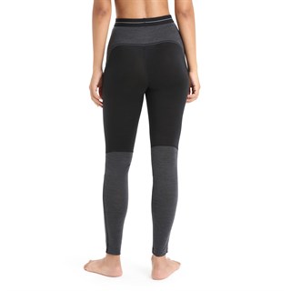 Icebreaker womens merino 125 Zoneknit leggings in blackAlternative Image5