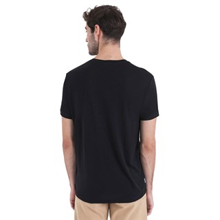 Icebreaker mens merino 150 Tech Lite T-shirt in blackAlternative Image3
