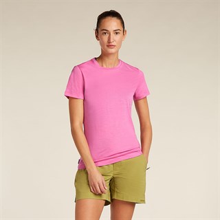 Icebreaker womens merino 150 Tech Lite T-shirt in pinkAlternative Image1