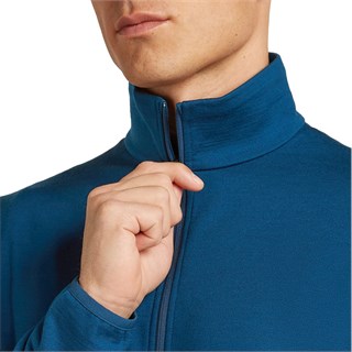 Icebreaker mens merino 560 Realfleece Elemental II long sleeve zip jacket in blueAlternative Image5