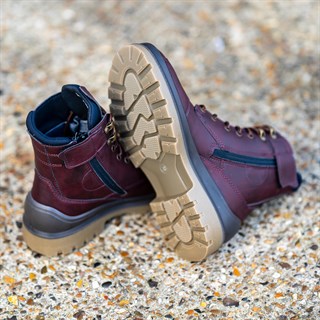 Falco Viky ladies boots in burgundyAlternative Image5