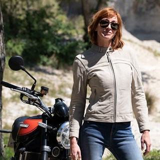 Furygan Kristen ladies jacket in beigeAlternative Image3