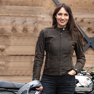 Furygan Debbie ladies jacket in brownAlternative Image5