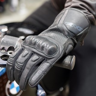 Five Urban leather gloves in blackAlternative Image3