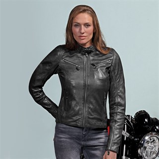 Held Sabira ladies leather jacket in blackAlternative Image3