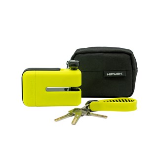 Hiplok MD1000 disc lock in neon yellowAlternative Image1