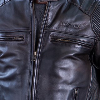 Helstons Trust jacket in dirty brownAlternative Image3