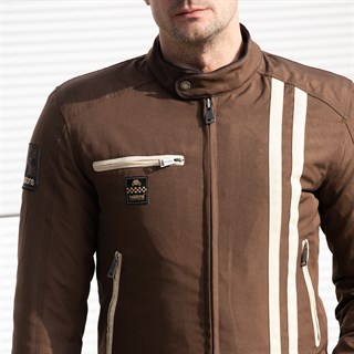 Helstons Cobra jacket in brownAlternative Image5