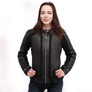 Helstons Kate ladies leather jacket in blackAlternative Image1