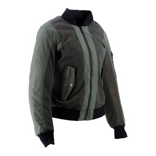 Helstons Elisa Air ladies mesh jacket in khakiAlternative Image3