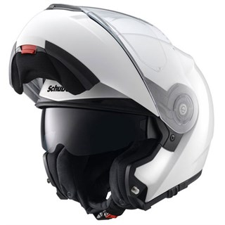 Schuberth C3 Pro helmet in gloss whiteAlternative Image1