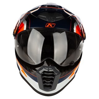 Klim Krios Pro Rally helmet in striking orangeAlternative Image3