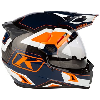 Klim Krios Pro Rally helmet in striking orangeAlternative Image5