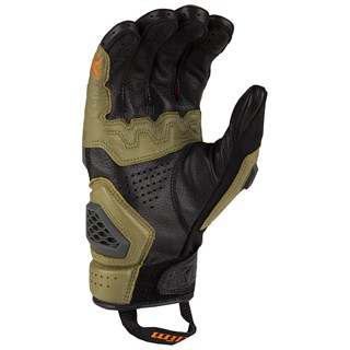 Klim Baja S4 gloves in sage / strike orangeAlternative Image1