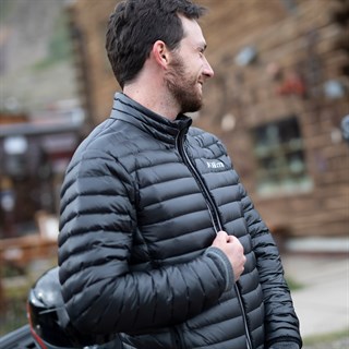 Klim Maverick down jacket in asphalt / blackAlternative Image5