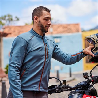 Klim Marrakesh jacket in petrol blueAlternative Image5