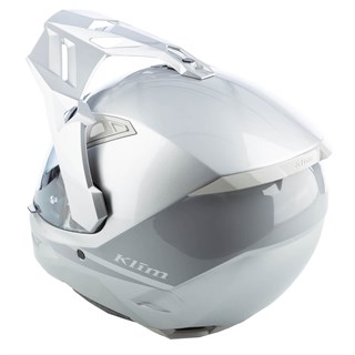 Klim X1 Alpha helmet in metallic high-rise monument greyAlternative Image1