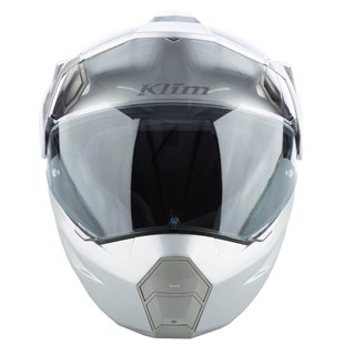 Klim X1 Alpha helmet in metallic high-rise monument greyAlternative Image3