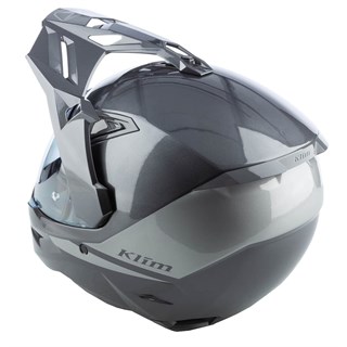 Klim X1 Alpha helmet in metallic asphalt monument greyAlternative Image1