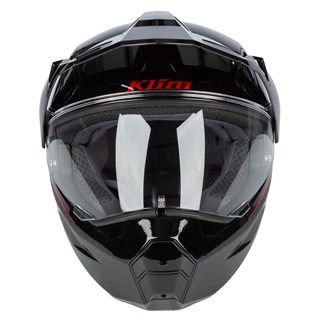 Klim X1 Alpha helmet Quanta in gloss black and fiery redAlternative Image3