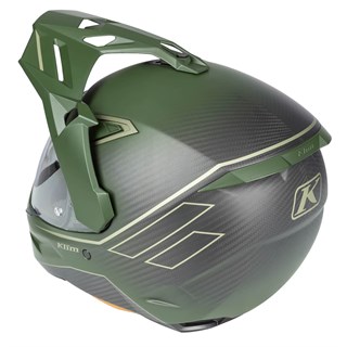 Klim X1 Alpha helmet Quanta in matt rifle green and oil greenAlternative Image1