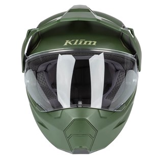 Klim X1 Alpha helmet Quanta in matt rifle green and oil greenAlternative Image3
