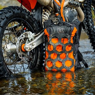Kriega TRAIL18 adventure backpack in orangeAlternative Image5