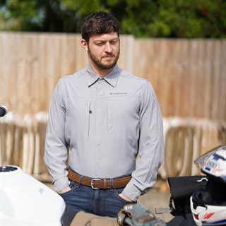 Moto Skiveez Travel shirt in greyAlternative Image5