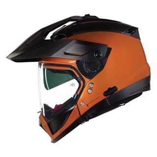 Nolan N70-2 X 06 Classico Nobile helmet in orangeAlternative Image3