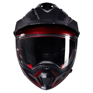 Nolan N70-2 X 06 Classico Nobile helmet in deep redAlternative Image1