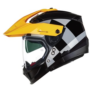Nolan N70-2 X 06 Ruvido 341 helmet in yellow / blackAlternative Image3