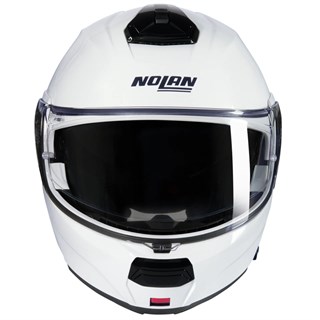 Nolan N100-6 helmet Classico in whiteAlternative Image3