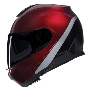 Nolan N100-6 helmet Verniciatura Speciale in red / black / silverAlternative Image1