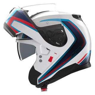 Nolan N100-6 helmet Radiante in white / red / blueAlternative Image3