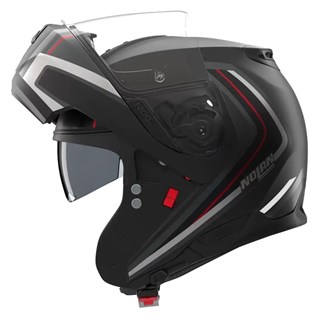 Nolan N100-6 helmet Radiante in black / white / redAlternative Image3