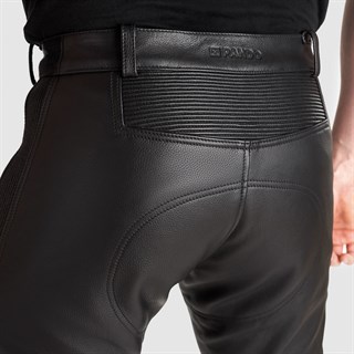 Pando Moto Katana leather jeans in blackAlternative Image1