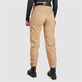 Pando Moto Mila ladies cargo pant in beigeAlternative Image3