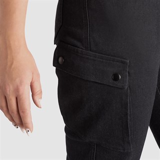 Pando Moto Mila ladies cargo pant in blackAlternative Image5