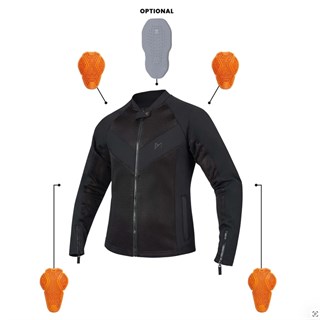 Pando Moto Stealth jacket in blackAlternative Image5