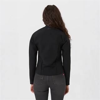 Pando Moto Stealth ladies jacket in blackAlternative Image3