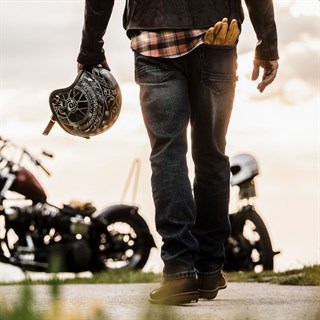 Rokker Rokkertech Tapered Slim jeans in dark blueAlternative Image5