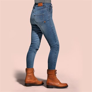 Rokker Rokkertech High Waist ladies jeans in blueAlternative Image5