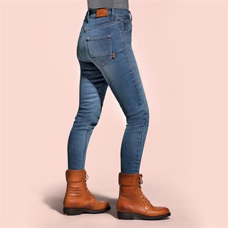 Rokker Rokkertech High Waist ladies jeans in blueAlternative Image7