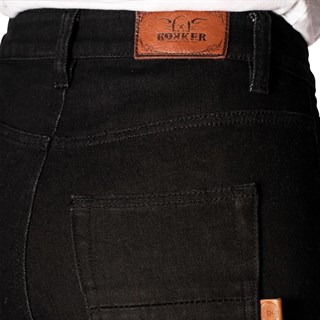 Rokker Rokkertech High Waist ladies jeans in blackAlternative Image5