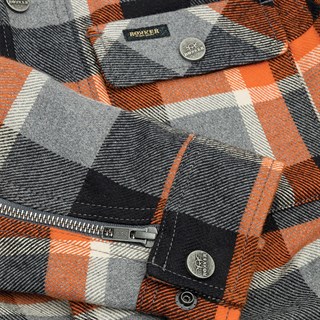 Rokker Memphis rider shirt in orangeAlternative Image1