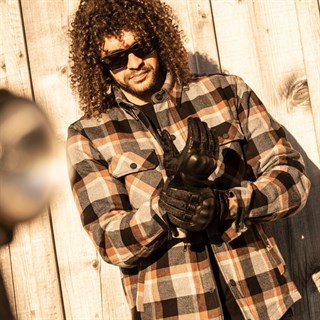 Rokker Memphis rider shirt in orangeAlternative Image3