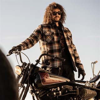 Rokker Memphis rider shirt in orangeAlternative Image5