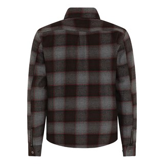 Rokker Chicago rider shirt in grey / redAlternative Image1